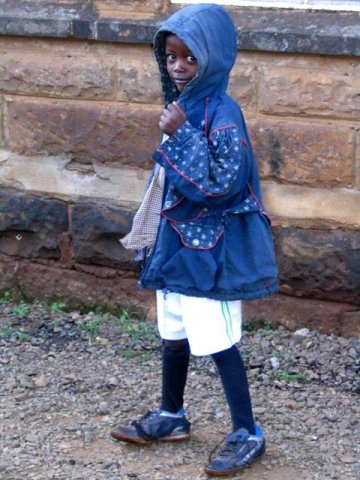 Najmenší Brian..prišiel k nám len tento týždeň, Nairobi, február 2011