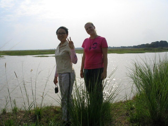 S Joanou pri rieke, nov. 2010