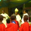 Saleziani z Bosco Boys, o. Eric, o. Sebastian a biskup z Mombasy, január 2011