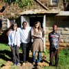 Učitelia v Langate.....Renatka, Zaddock, Lea a Gidi, Nairobi, február 2011